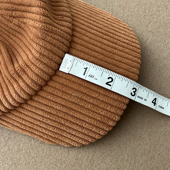 TREASURE & BOND Corduroy Baseball Cap - Brown - OS - Picture 8 of 8